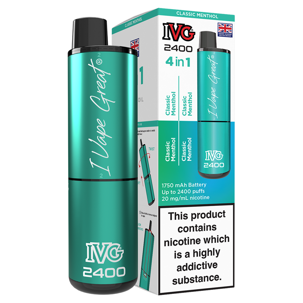 Classic Menthol IVG 2400 Disposable Vape