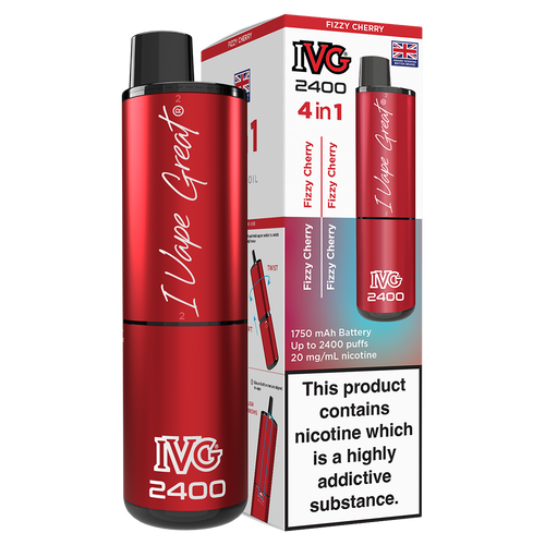 Fizzy Cherry IVG 2400 Disposable Vape