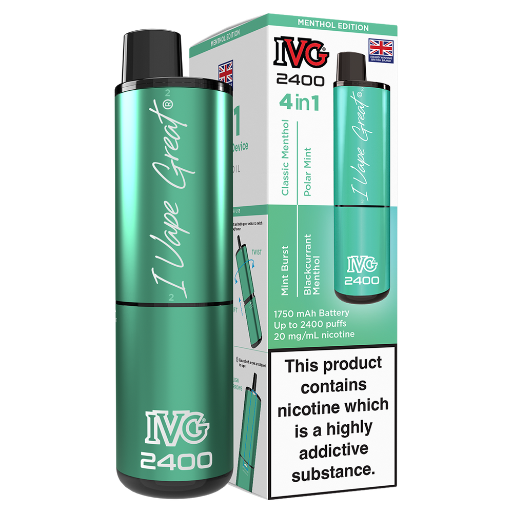 Menthol Edition IVG 2400 Disposable Device