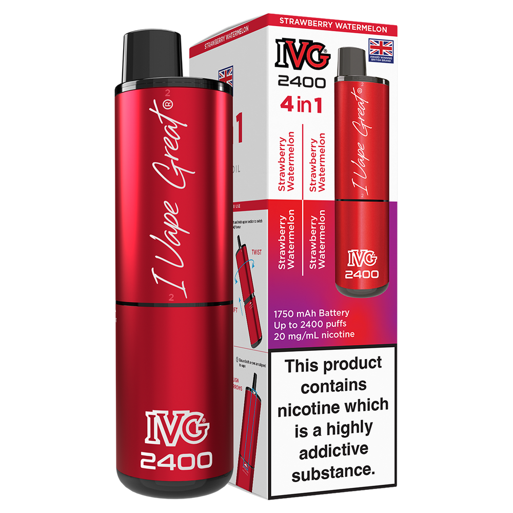 Strawberry Watermelon IVG 2400 Disposable Vape