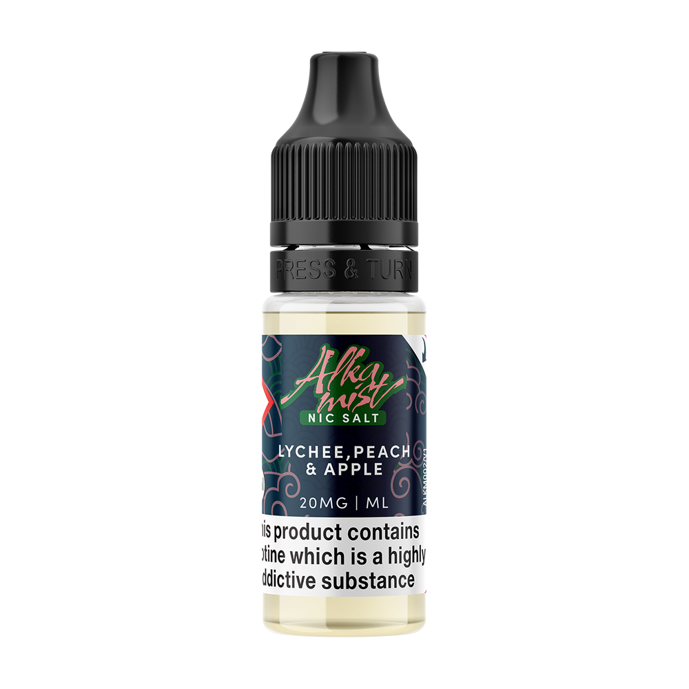 Lychee Peach & Apple Nic Salt by Alka Mist 10ml 20mg