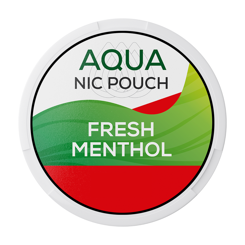 Fresh Menthol Aqua Nicotine Pouches 15mg