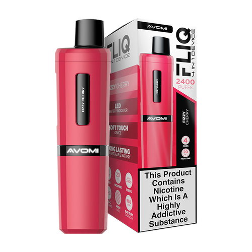 Fizzy Cherry Avomi Fliq 4in1 Vape Kit