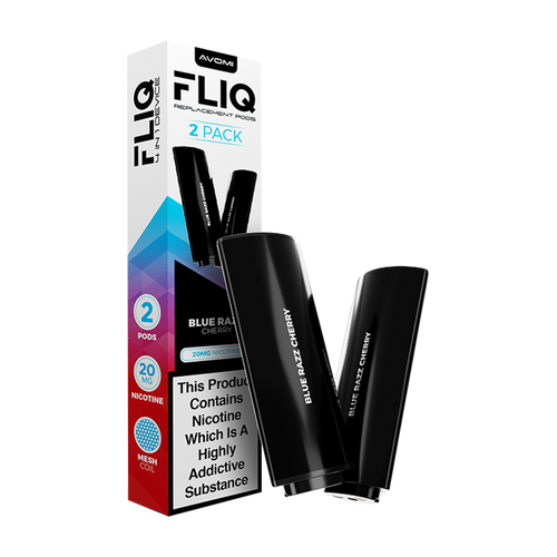 Blue Razz Cherry Avomi Fliq 4in1 Pods