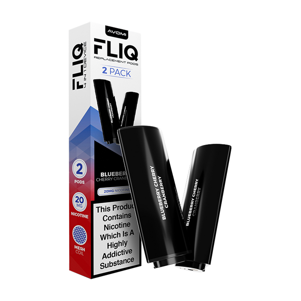 Blueberry Cherry Cranberry Avomi Fliq 4in1 Pods