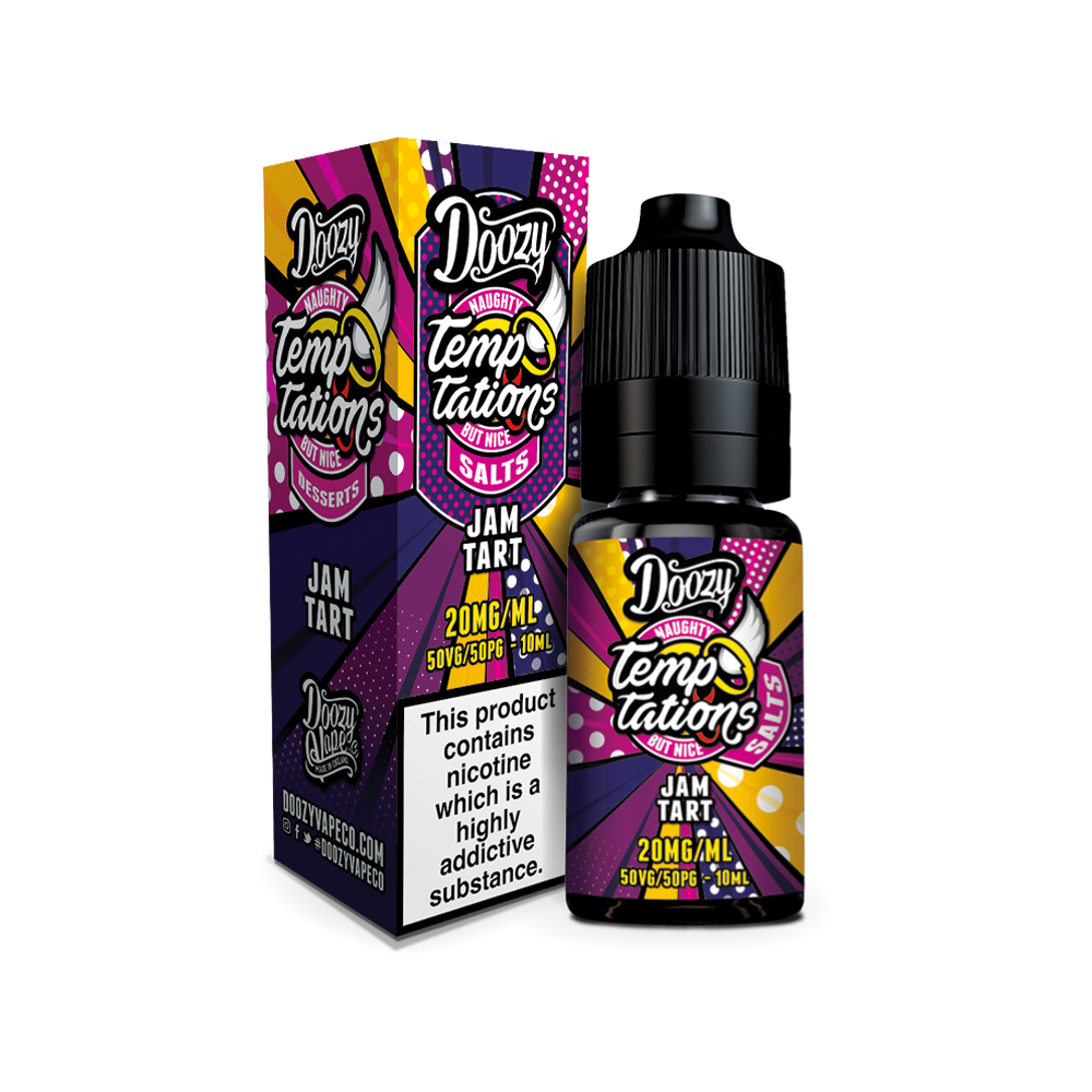 doozy temptations jam tart nic salt 10ml