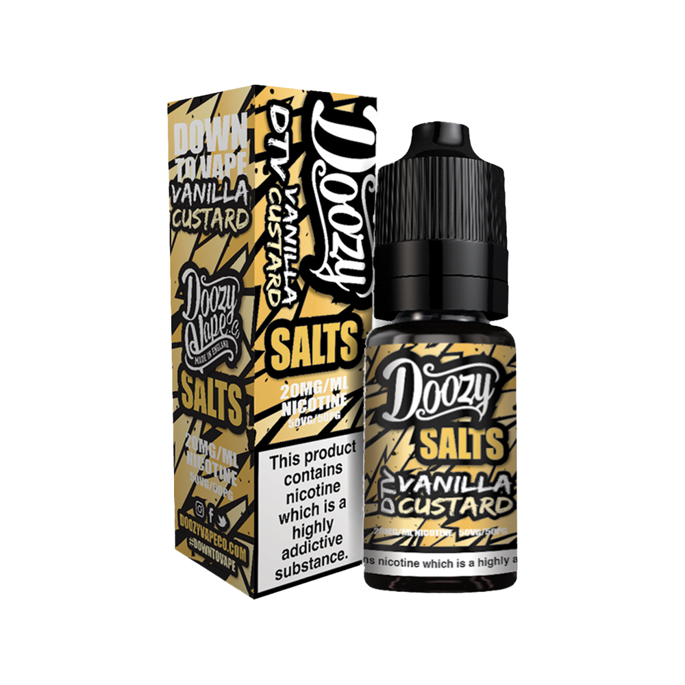 doozy vape co salts vanilla custard 10ml