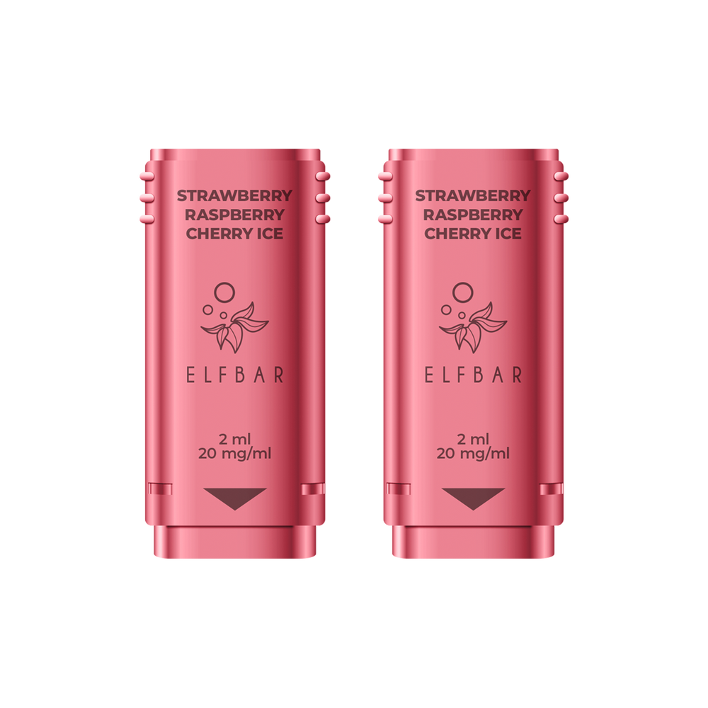 Strawberry Raspberry Cherry Ice Elf Bar 1200 Pods