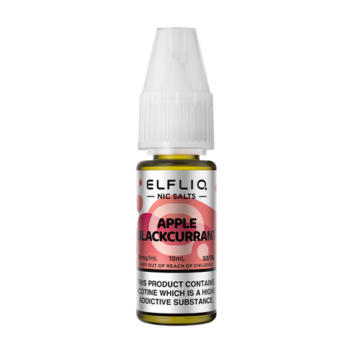 elfbar elfliq apple blackcurrent nic salt 10ml