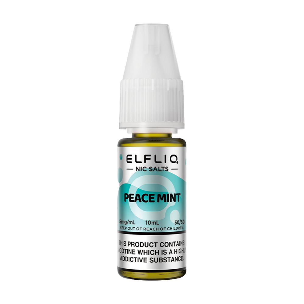 elfbar elfliq peace mint nic salt 10ml