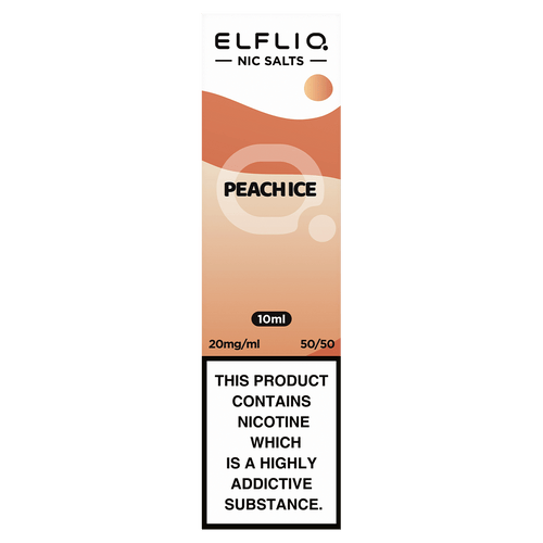 Peach Ice Elfliq Nic Salt by Elf Bar - 10ml