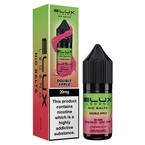 Double Apple Nic Salt by Elux 10ml