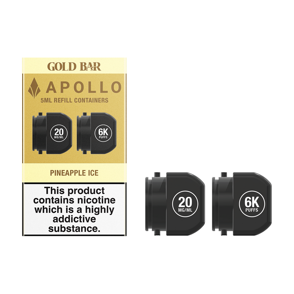 Pineapple Ice Gold Bar Apollo Refills