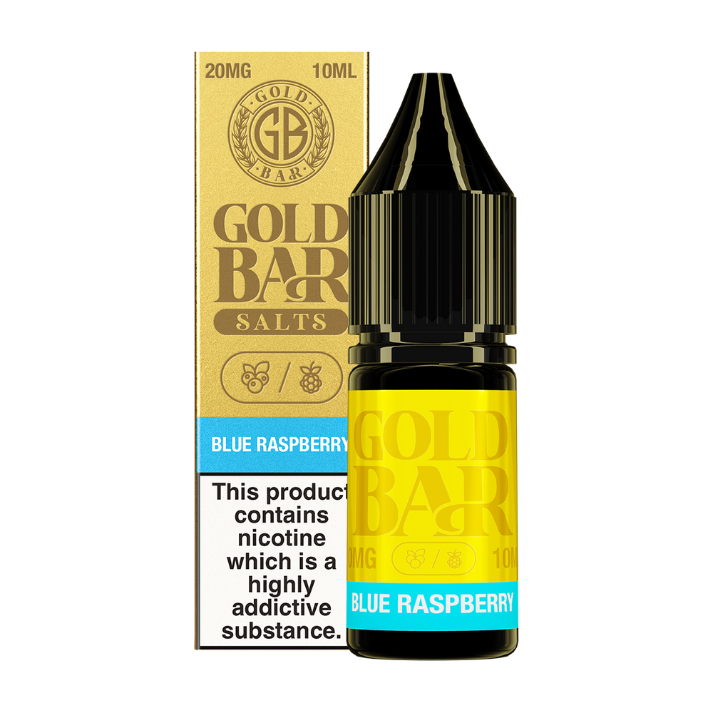 Blue Raspberry Nic Salt by Gold Bar 10ml 20mg