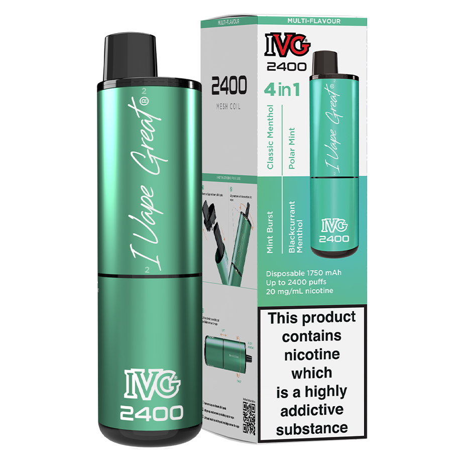 Menthol Edition IVG 2400 Disposable Device