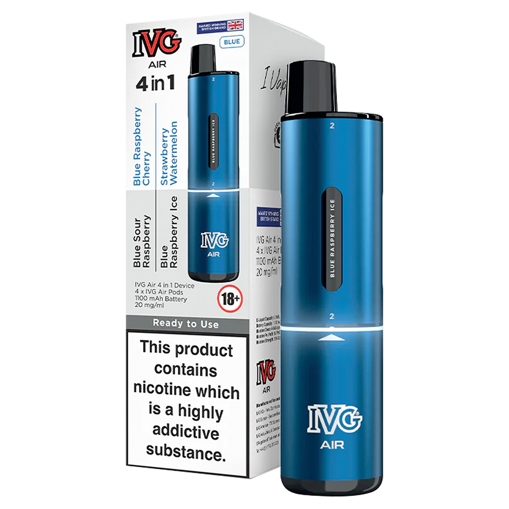 Blue Edition IVG Air 4 in 1 Vape Kit