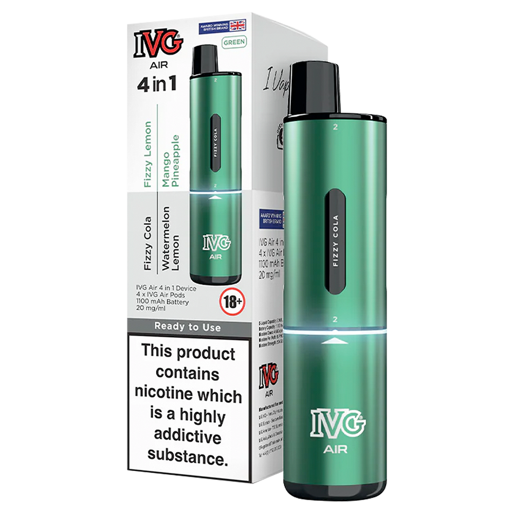 Green Edition IVG Air 4 in 1 Vape Kit