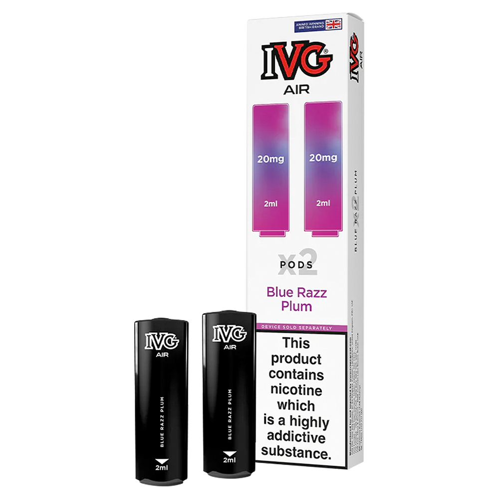 Blue Razz Plum IVG Air Replacement Pods