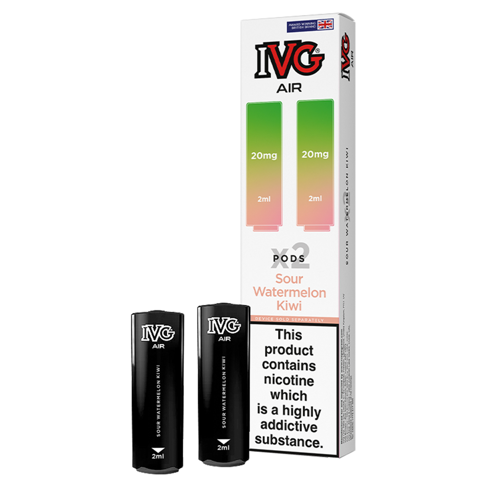 Sour Watermelon Kiwi IVG Air Replacement Pods