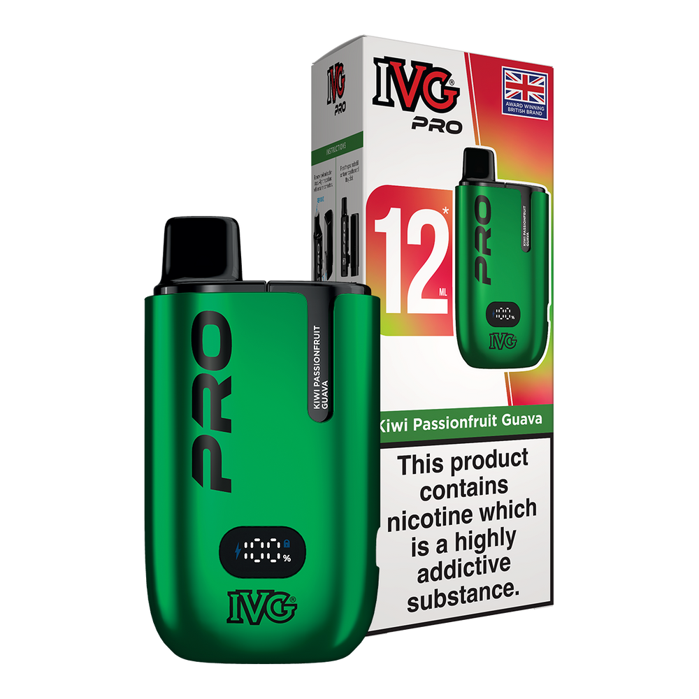 IVG Pro 12 Vape Kit Kiwi Passionfruit Guava