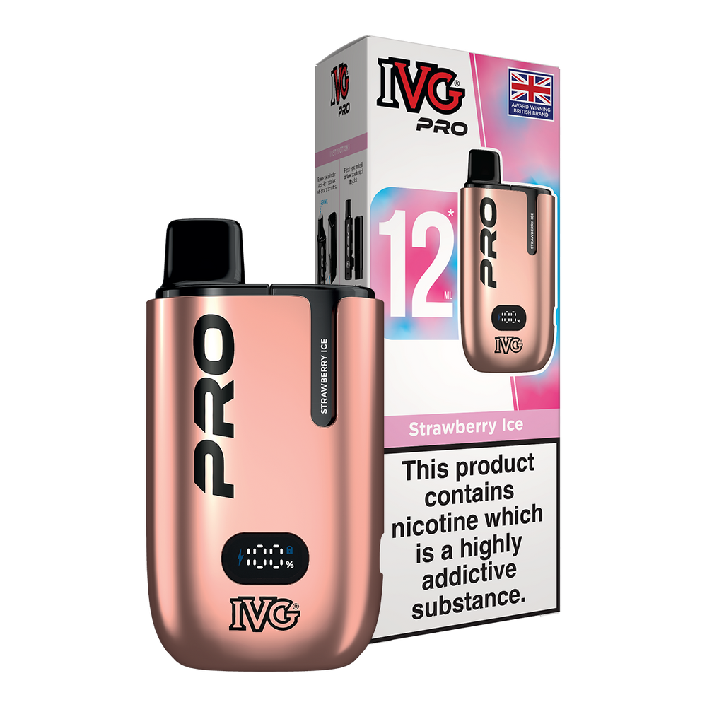 IVG Pro 12 Vape Kit Strawberry Ice