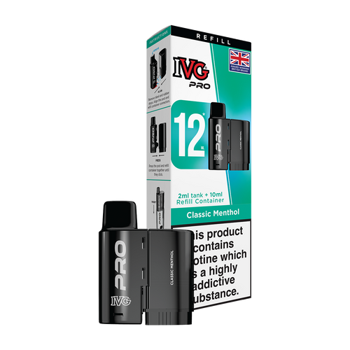 Classic Menthol IVG Pro 12 Refill Pack