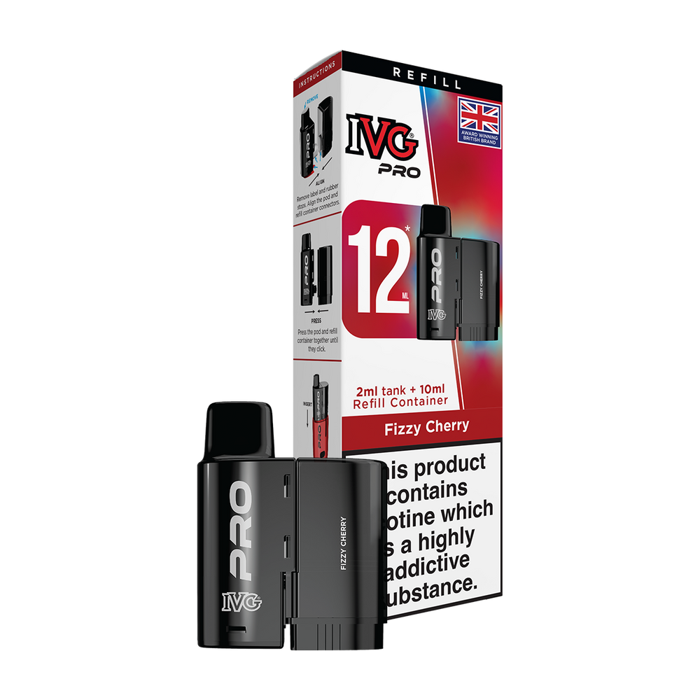 Fizzy Cherry IVG Pro 12 Refill Pack