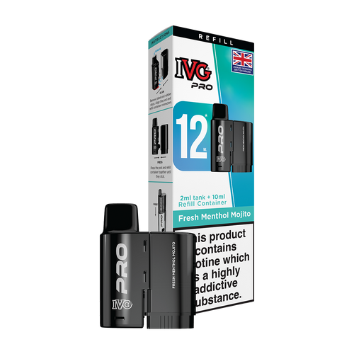 Fresh Menthol Mojito IVG Pro 12 Refill Pack