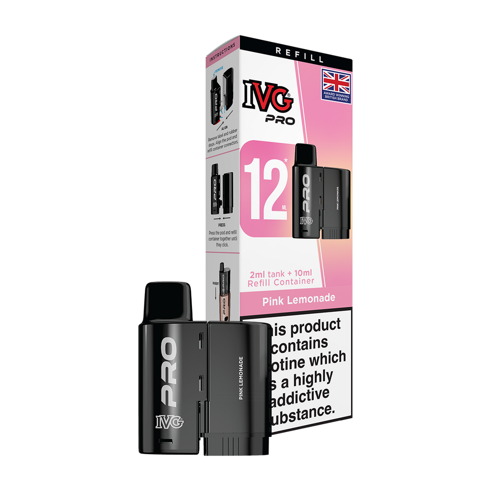 Pink Lemonade IVG Pro 12 Refill Pack