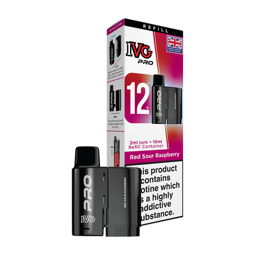 Red Sour Raspberry IVG Pro 12 Refill Pack