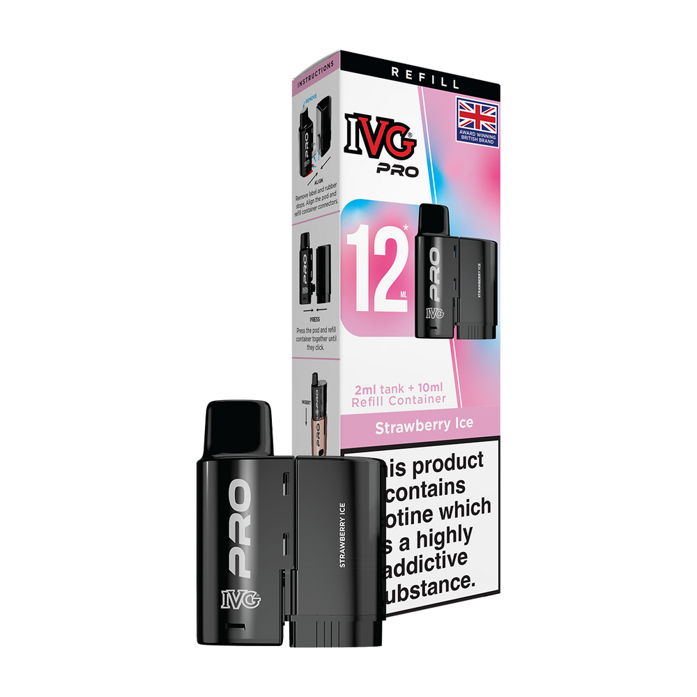 Strawberry Ice IVG Pro 12 Refill Pack