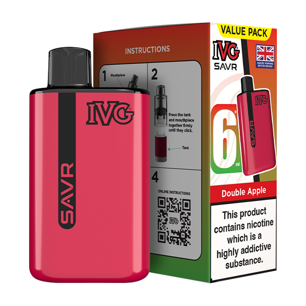 IVG SAVR Vape Kit Double Apple 6ml