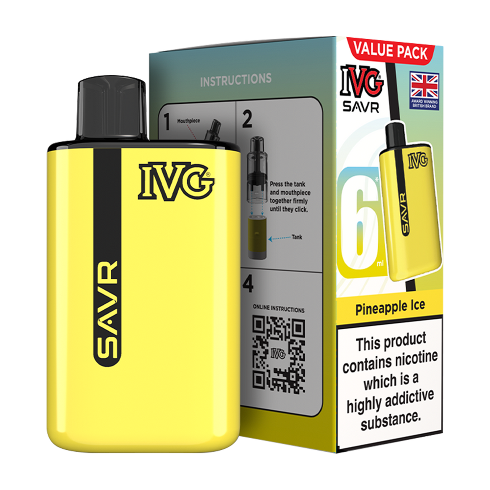 IVG SAVR Vape Kit Pineapple Ice 6ml