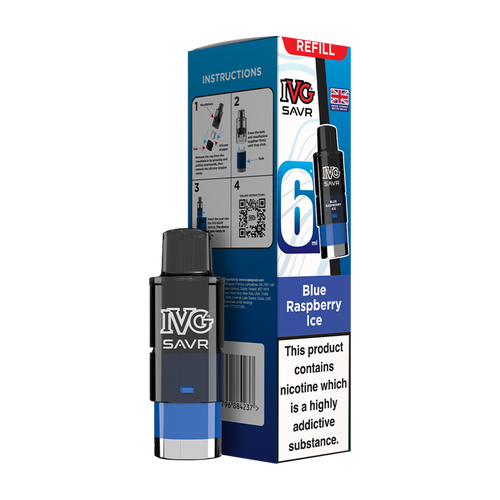 ivg savr refill box blue raspberry ice