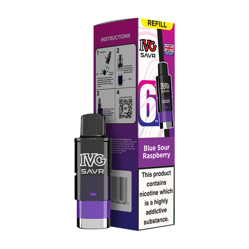 ivg savr refill box blue sour raspberry