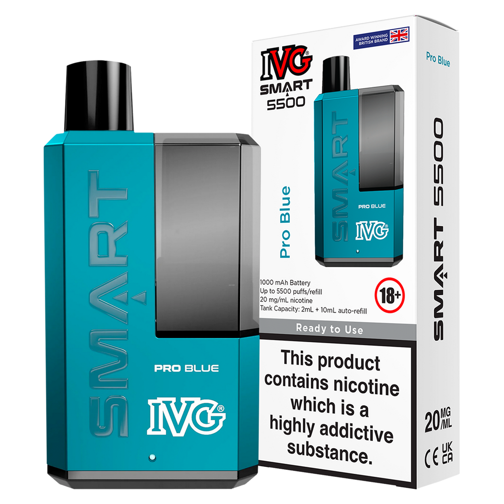 Pro Blue IVG Smart 5500 Big Puff Vape Kit