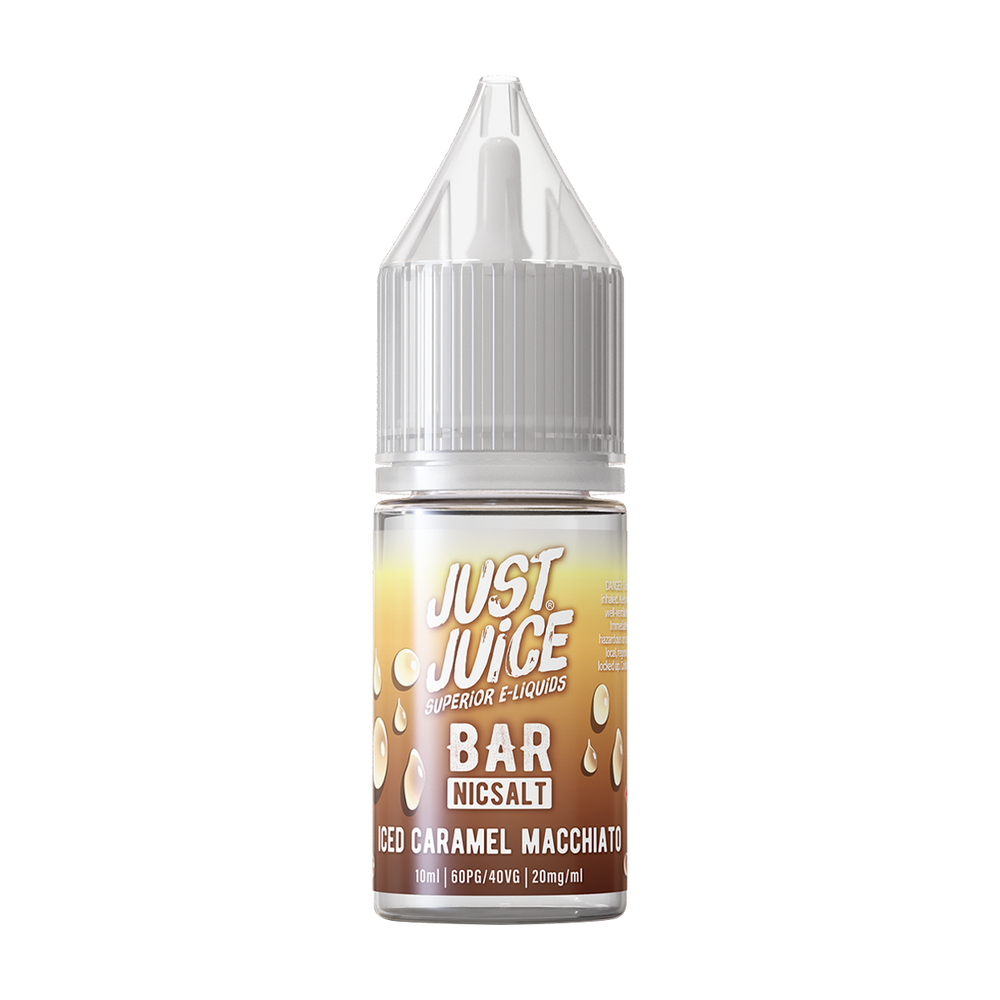 Iced Caramel Macchiato Nic Salt by Just Juice Bar