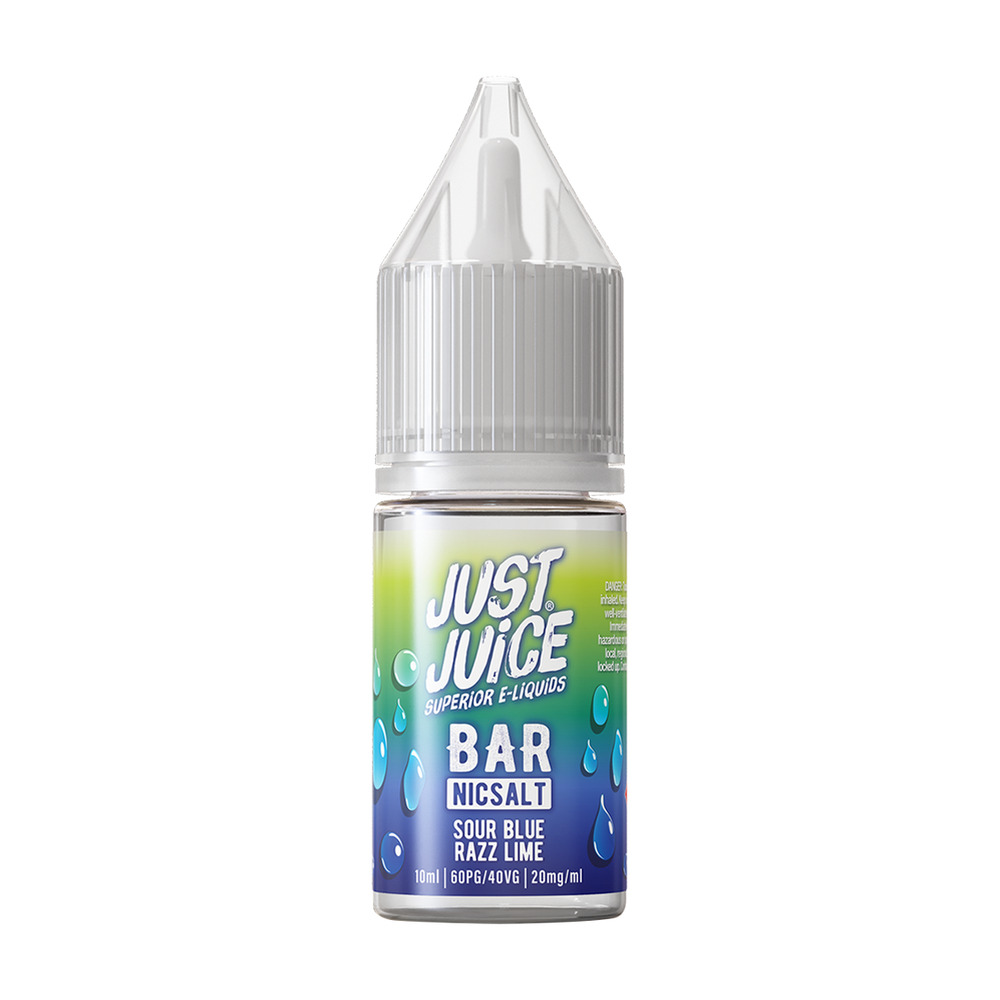 Sour Blue Razz Lime Nic Salt by Just Juice Bar