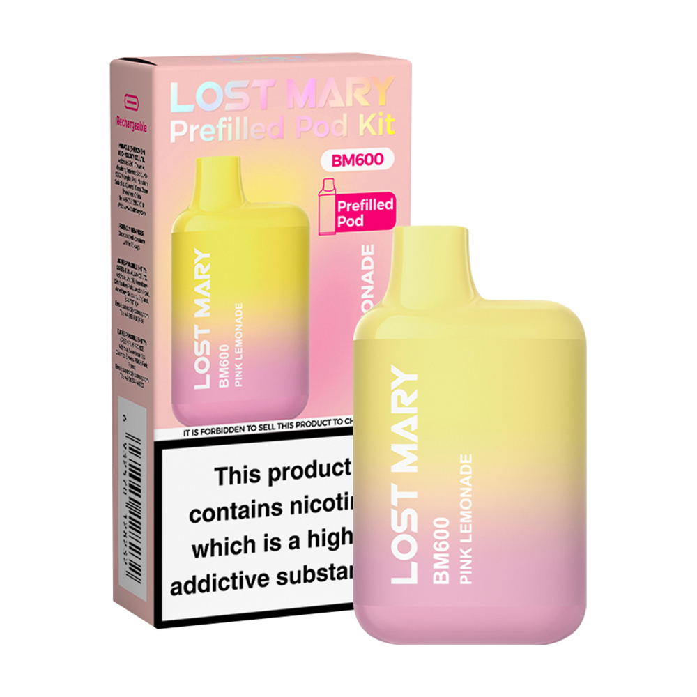 Lost Mary BM600 Prefilled Pod Kit Pink Lemonade