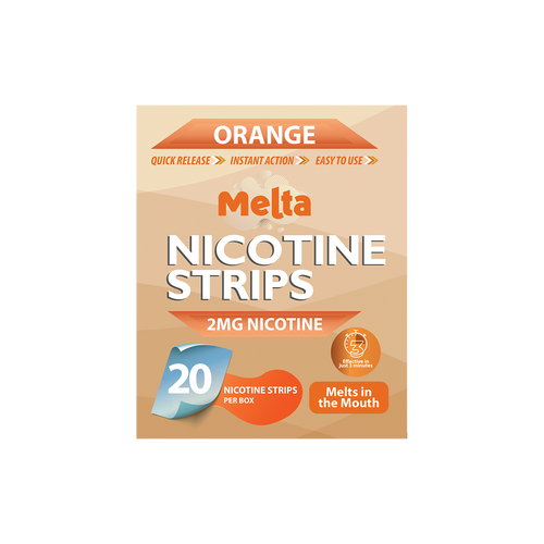 Orange Melta Nicotine Strips