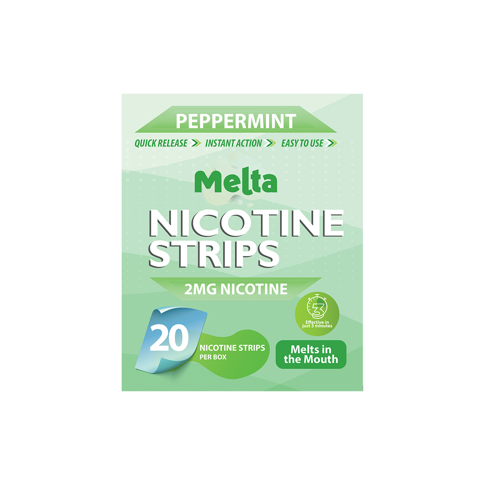 Peppermint Melta Nicotine Strips