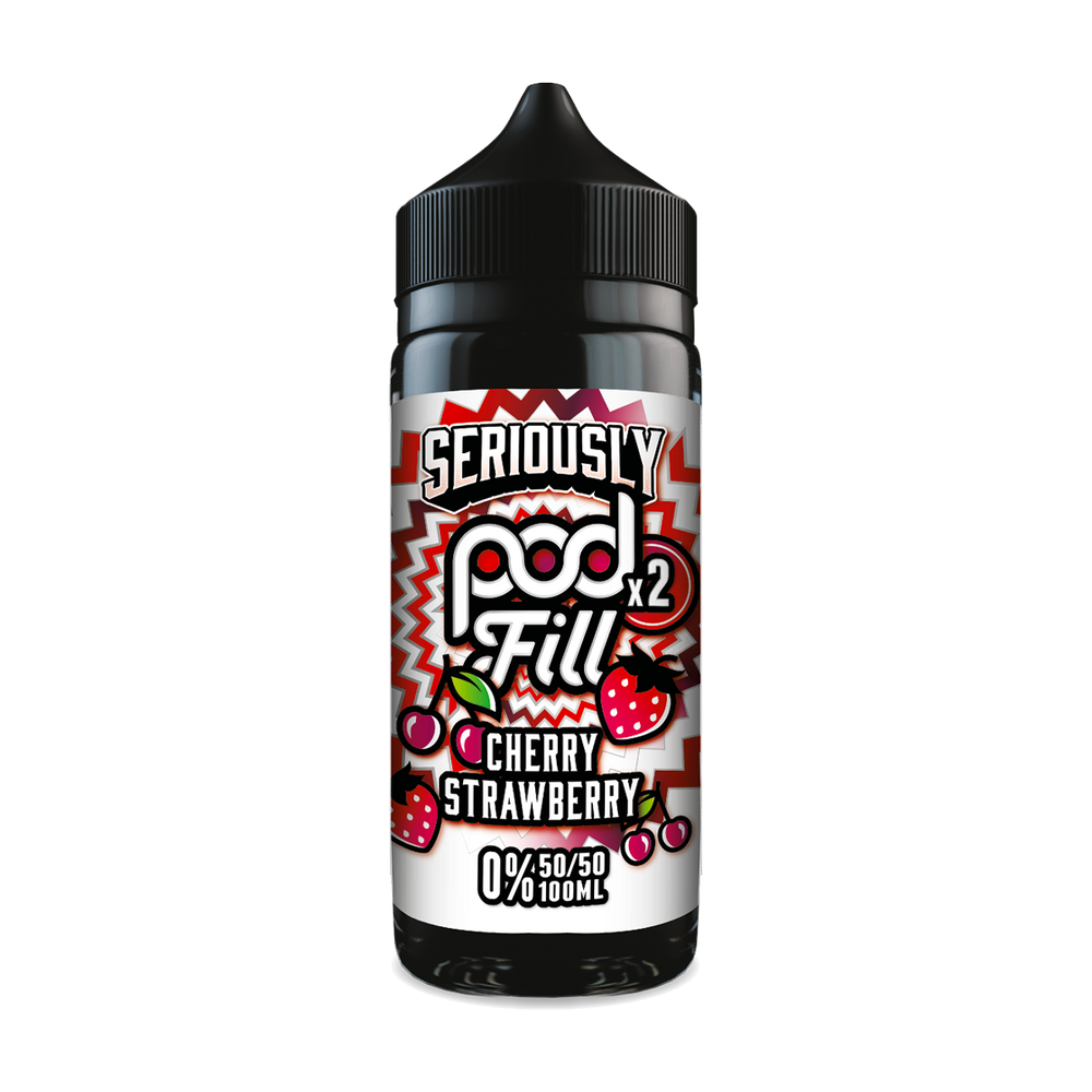 seriously pod fill 2 cherry strawberry 100ml