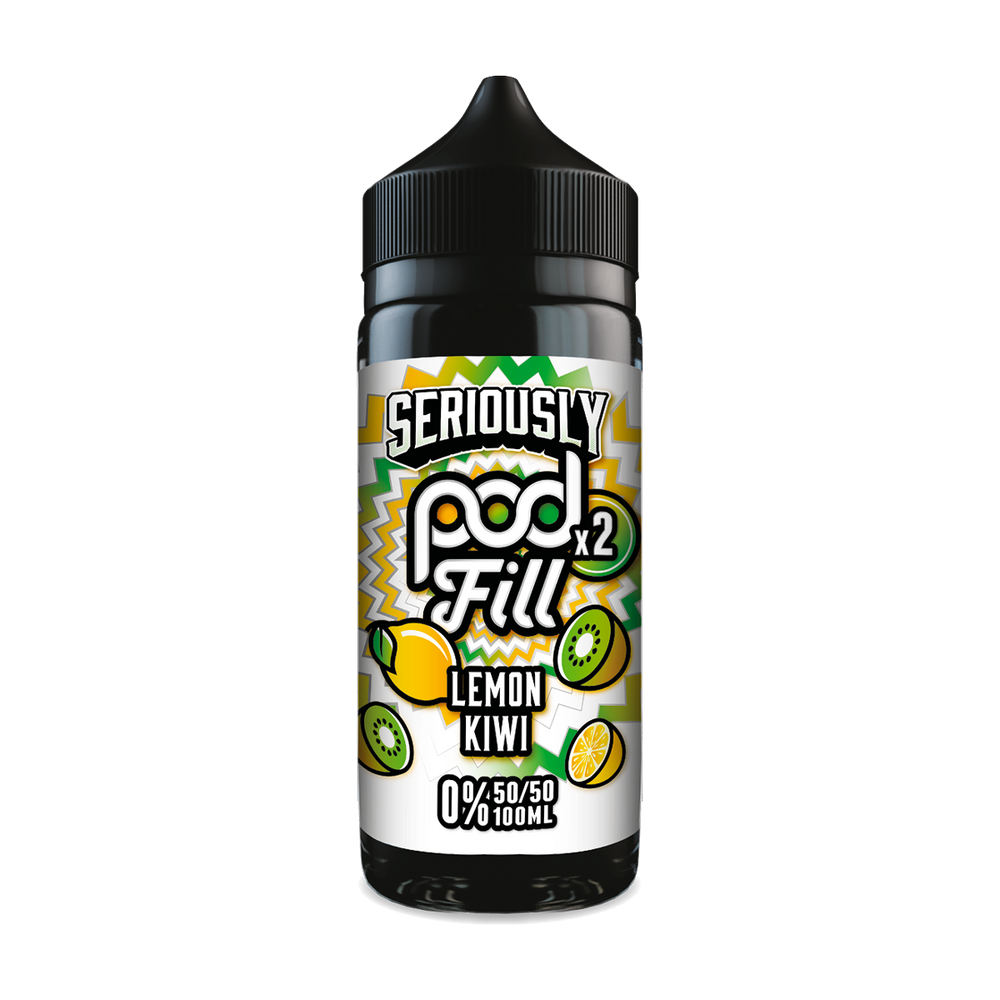 seriously pod fill 2 lemon kiwi 100ml