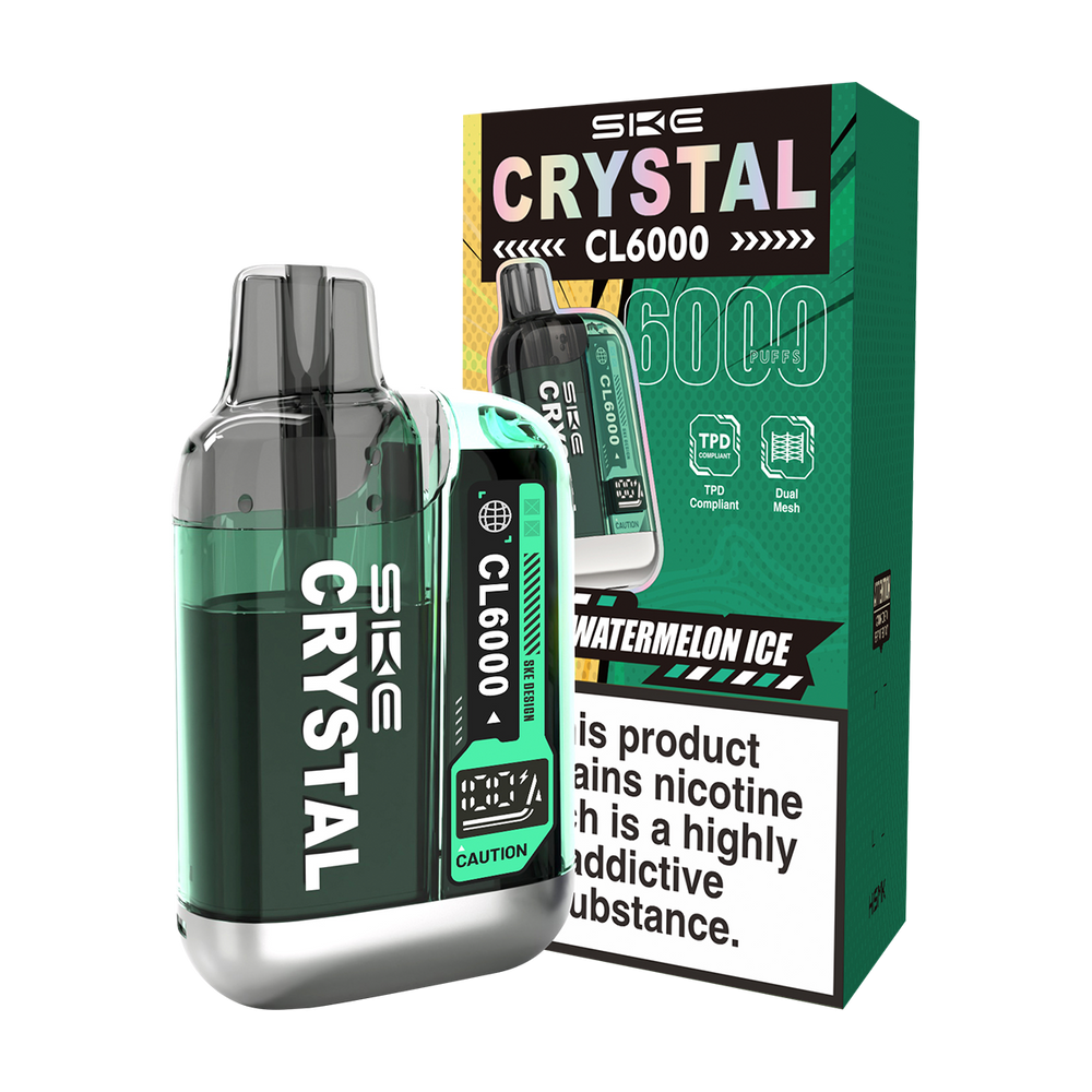 Watermelon Ice SKE Crystal CL6000 Big Puff Vape