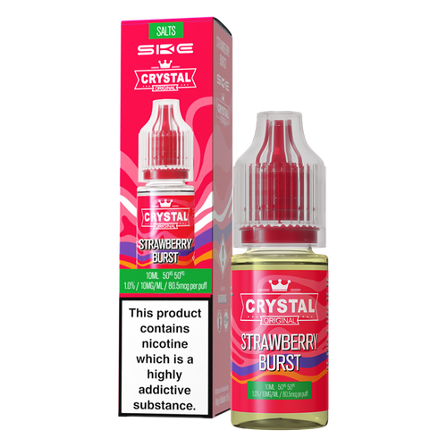 Strawberry Burst Nic Salt by SKE Crystal 10ml 10mg