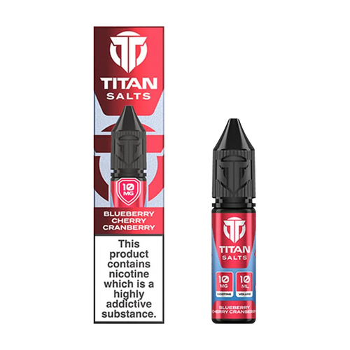 titan nic salts 10ml blueberry cherry cranberry