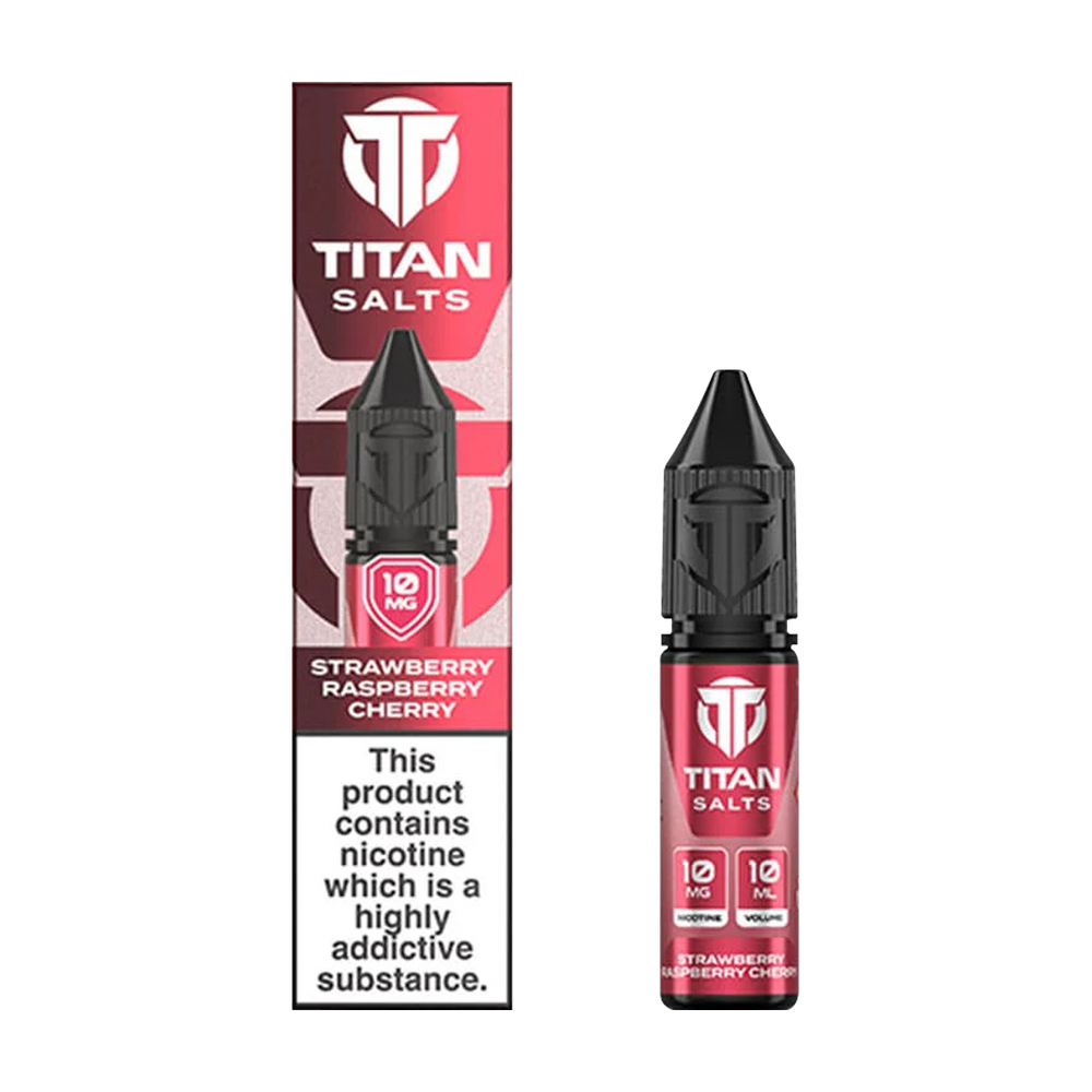 titan nic salts 10ml strawberry raspberry cherry