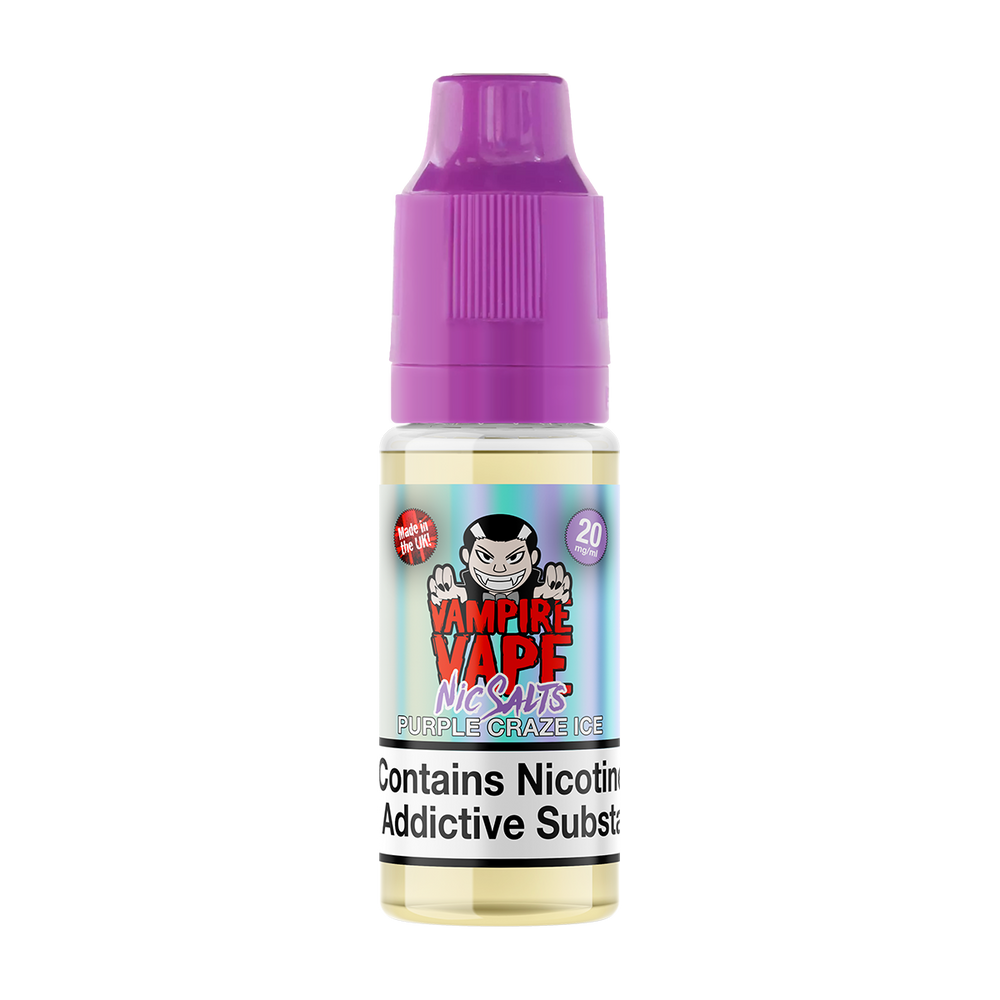 Purple Craze Ice Nic Salt By Vampire Vape 10ml