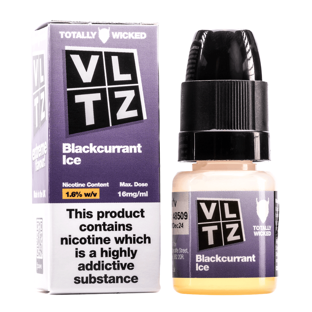 vltz eliquid blackcurrant ice nic salt vltz