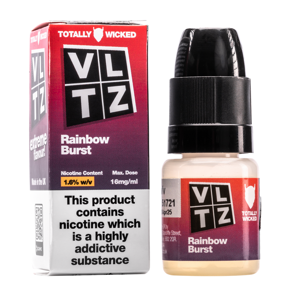 vltz eliquid rainbow burst nic salt vltz